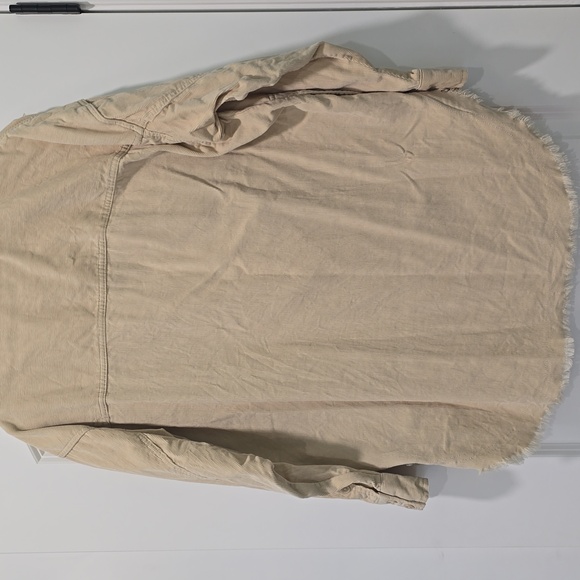 Aerie Light Tan Corduroy Half-zip Utility Jacket - Picture 4 of 4